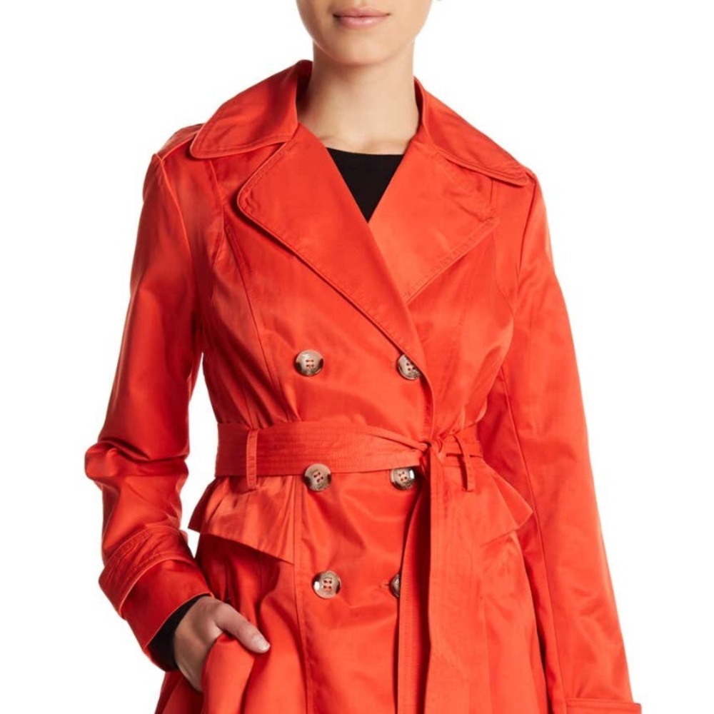 Guess Double Breasted Trench Coat